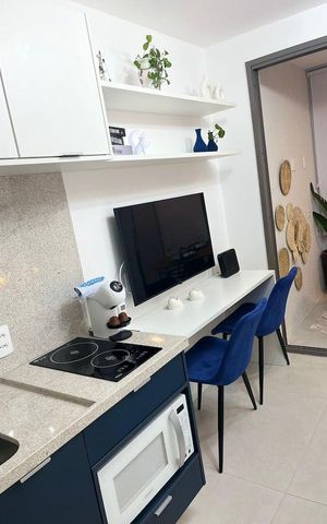 Studio à venda com 24m², 1 quarto e sem vaga Studio à venda com 24m², 1 quarto e sem vagaCozinha