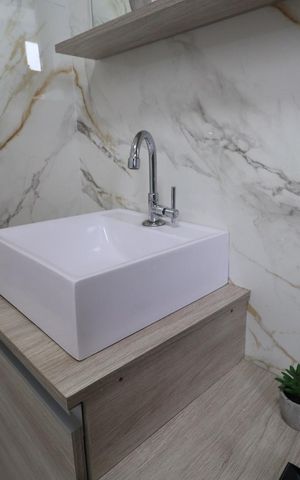 Apartamento para alugar com 76m², 3 quartos e 1 vagaBanheiro da Suíte
