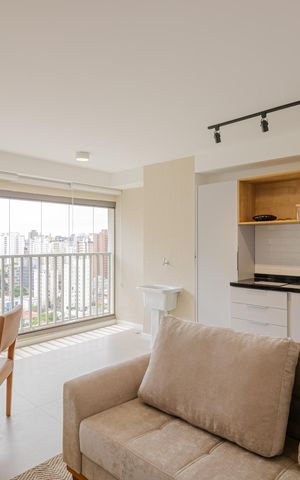 Apartamento para alugar com 37m², 1 quarto e sem vagaSala - cozinha