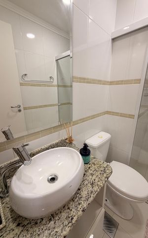 Apartamento à venda com 72m², 3 quartos e 1 vagaBanheiro Social
