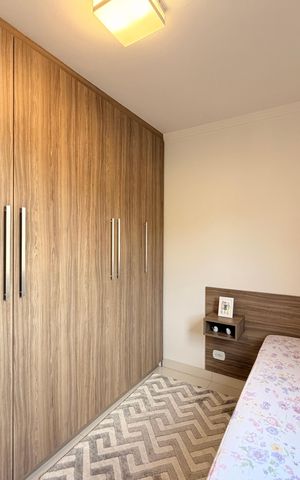 Apartamento à venda com 72m², 3 quartos e 1 vagaQuarto 2