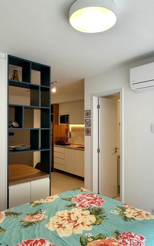 Apartamento para alugar com 39m², 1 quarto e sem vaga