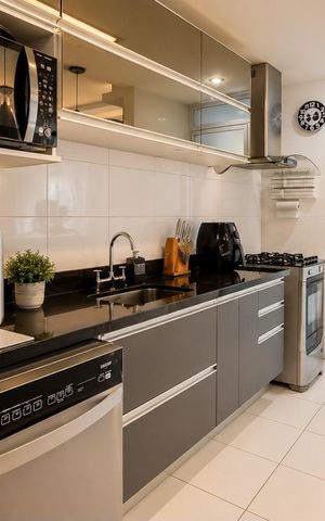 Apartamento à venda com 100m², 3 quartos e 2 vagas Apartamento à venda com 100m², 3 quartos e 2 vagasCozinha