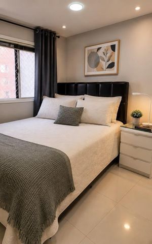 Apartamento à venda com 100m², 3 quartos e 2 vagas Apartamento à venda com 100m², 3 quartos e 2 vagasQuarto