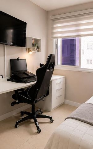 Apartamento à venda com 100m², 3 quartos e 2 vagas Apartamento à venda com 100m², 3 quartos e 2 vagasQuarto