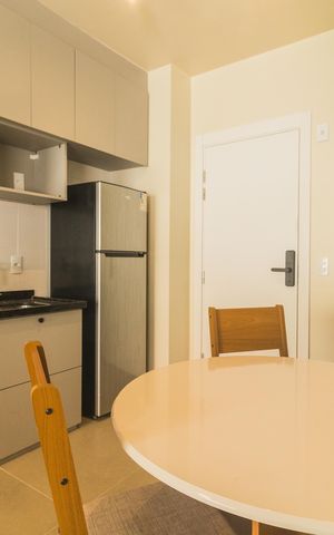 Studio à venda com 32m², 1 quarto e sem vaga