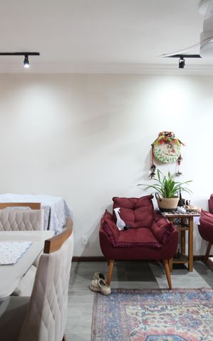 Apartamento à venda com 64m², 2 quartos e 2 vagasSala