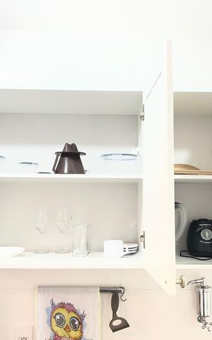 Apartamento para alugar com 55m², 1 quarto e 1 vaga Apartamento para alugar com 55m², 1 quarto e 1 vagaCozinha - Armários