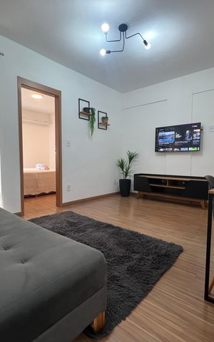 Apartamento para alugar com 55m², 1 quarto e 1 vaga Apartamento para alugar com 55m², 1 quarto e 1 vagaSala