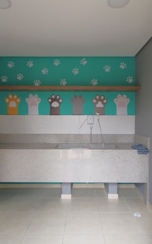 Apartamento para alugar com 38m², 2 quartos e sem vagaSala para banho de pets