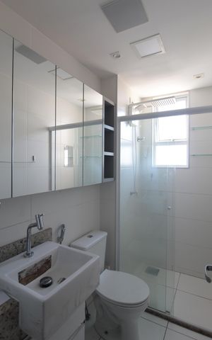 Apartamento à venda com 56m², 2 quartos e 1 vagaBanheiro da Suite