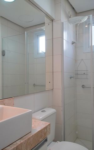 Apartamento à venda com 57m², 2 quartos e sem vagaBanheiro