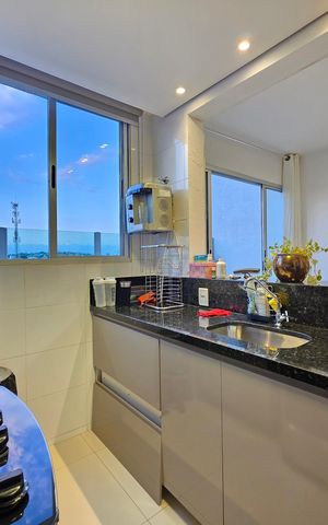 Apartamento à venda com 120m², 2 quartos e 2 vagasCozinha