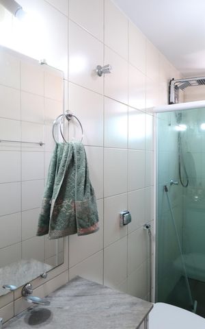 Apartamento para alugar com 62m², 2 quartos e 1 vagaBanheiro Social