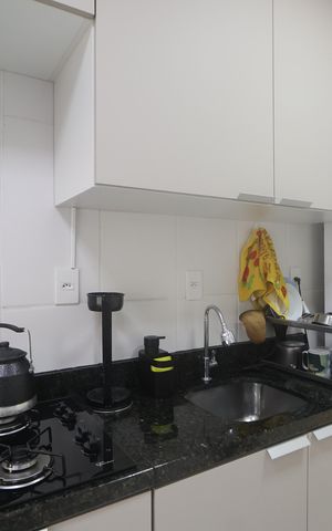 Apartamento para alugar com 56m², 2 quartos e 1 vagaCozinha e Área de Serviço