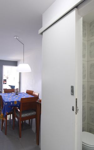 Casa à venda com 65m², 2 quartos e 1 vagaLavabo