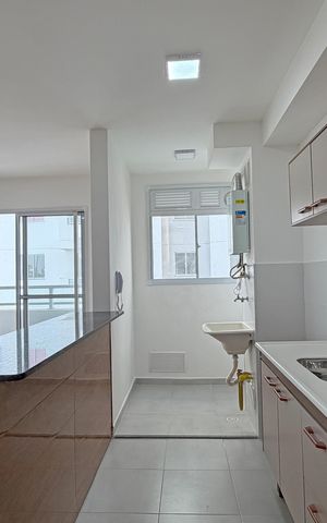Apartamento para alugar com 42m², 2 quartos e 1 vagaCozinha e Área de Serviço