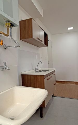 Apartamento para alugar com 42m², 2 quartos e 1 vagaCozinha e Área de Serviço