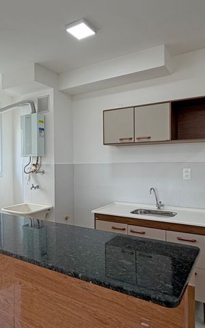 Apartamento para alugar com 42m², 2 quartos e 1 vagaCozinha e Área de Serviço
