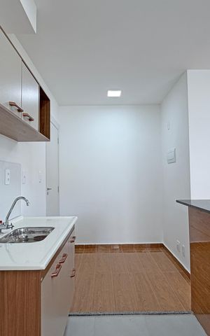 Apartamento para alugar com 42m², 2 quartos e 1 vagaCozinha e Área de Serviço