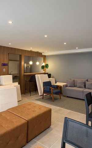 Apartamento para alugar com 42m², 2 quartos e 1 vagaÁrea comum - Salão de festas