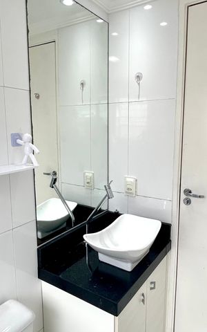 Apartamento para alugar com 45m², 2 quartos e 1 vaga Apartamento para alugar com 45m², 2 quartos e 1 vagaBanheiro