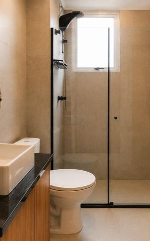 Apartamento para alugar com 40m², 2 quartos e 1 vaga Apartamento para alugar com 40m², 2 quartos e 1 vagaBanheiro
