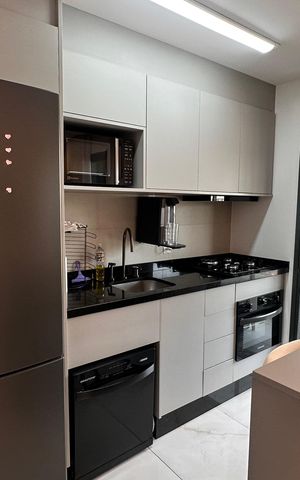 Apartamento para alugar com 38m², 1 quarto e 1 vaga
