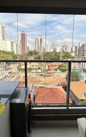 Apartamento para alugar com 38m², 1 quarto e 1 vaga