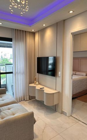Apartamento para alugar com 38m², 1 quarto e 1 vaga