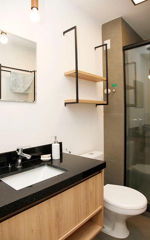 Studio à venda com 33m², 1 quarto e sem vagaBanheiro