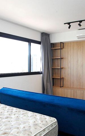 Studio à venda com 33m², 1 quarto e sem vagaStudio - Sala / Quarto
