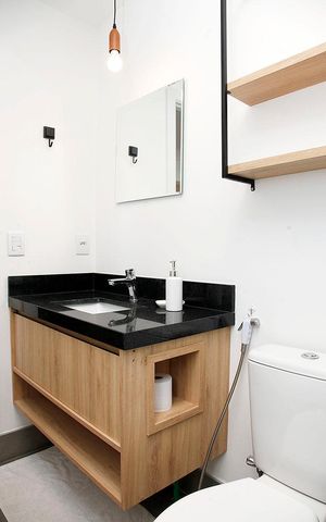 Studio à venda com 33m², 1 quarto e sem vagaBanheiro
