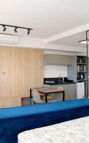 Studio à venda com 33m², 1 quarto e sem vagaStudio - Sala / Quarto