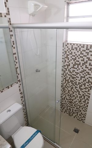Casa de condomínio para alugar com 130m², 3 quartos e 2 vagasBanheiro Social