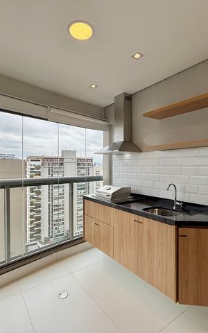 Apartamento para alugar com 49m², 1 quarto e 1 vaga Apartamento para alugar com 49m², 1 quarto e 1 vagaSacada