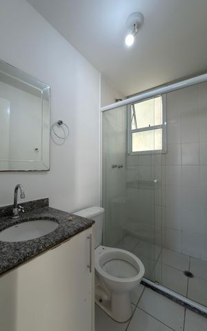 Apartamento para alugar com 60m², 2 quartos e 1 vaga Apartamento para alugar com 60m², 2 quartos e 1 vagaBanheiro Social