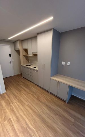 Apartamento à venda com 22m², 1 quarto e sem vaga Apartamento à venda com 22m², 1 quarto e sem vagaSala/Quarto