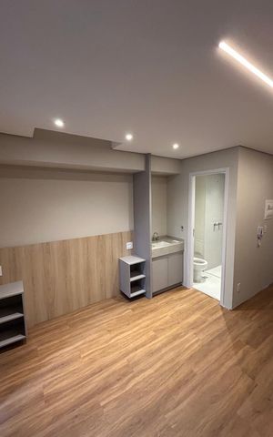 Apartamento à venda com 22m², 1 quarto e sem vaga Apartamento à venda com 22m², 1 quarto e sem vagaSala/Quarto