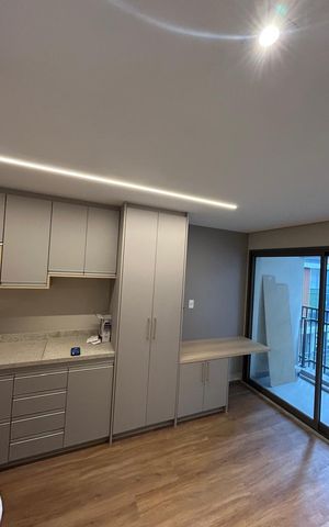 Apartamento à venda com 22m², 1 quarto e sem vaga Apartamento à venda com 22m², 1 quarto e sem vagaCozinha