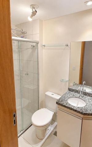 Apartamento para alugar com 61m², 2 quartos e 1 vaga Apartamento para alugar com 61m², 2 quartos e 1 vagaBanheiro