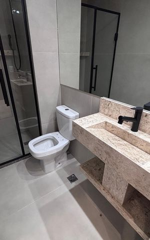 Apartamento para alugar com 72m², 3 quartos e 2 vagas Apartamento para alugar com 72m², 3 quartos e 2 vagasBanheiro