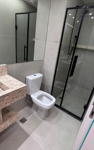 Apartamento para alugar com 72m², 3 quartos e 2 vagas Apartamento para alugar com 72m², 3 quartos e 2 vagasBanheiro do Quarto 1