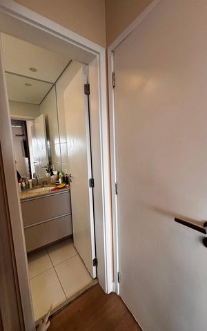 Apartamento à venda com 66m², 1 quarto e 2 vagas Apartamento à venda com 66m², 1 quarto e 2 vagasBanheiro suíte