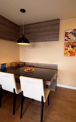 Apartamento à venda com 66m², 1 quarto e 2 vagas Apartamento à venda com 66m², 1 quarto e 2 vagasSala de Jantar