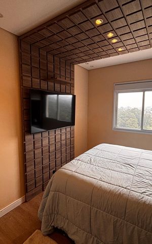 Apartamento à venda com 66m², 1 quarto e 2 vagas Apartamento à venda com 66m², 1 quarto e 2 vagasSuíte