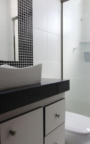 Apartamento para alugar com 112m², 3 quartos e 1 vagaBanheiro da Suíte
