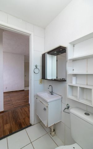 Apartamento para alugar com 46m², 2 quartos e 1 vaga Apartamento para alugar com 46m², 2 quartos e 1 vagaBanheiro