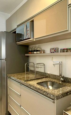 Apartamento à venda com 60m², 2 quartos e 2 vagas Apartamento à venda com 60m², 2 quartos e 2 vagasCozinha