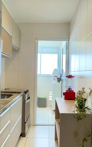 Apartamento à venda com 60m², 2 quartos e 2 vagas Apartamento à venda com 60m², 2 quartos e 2 vagasCozinha
